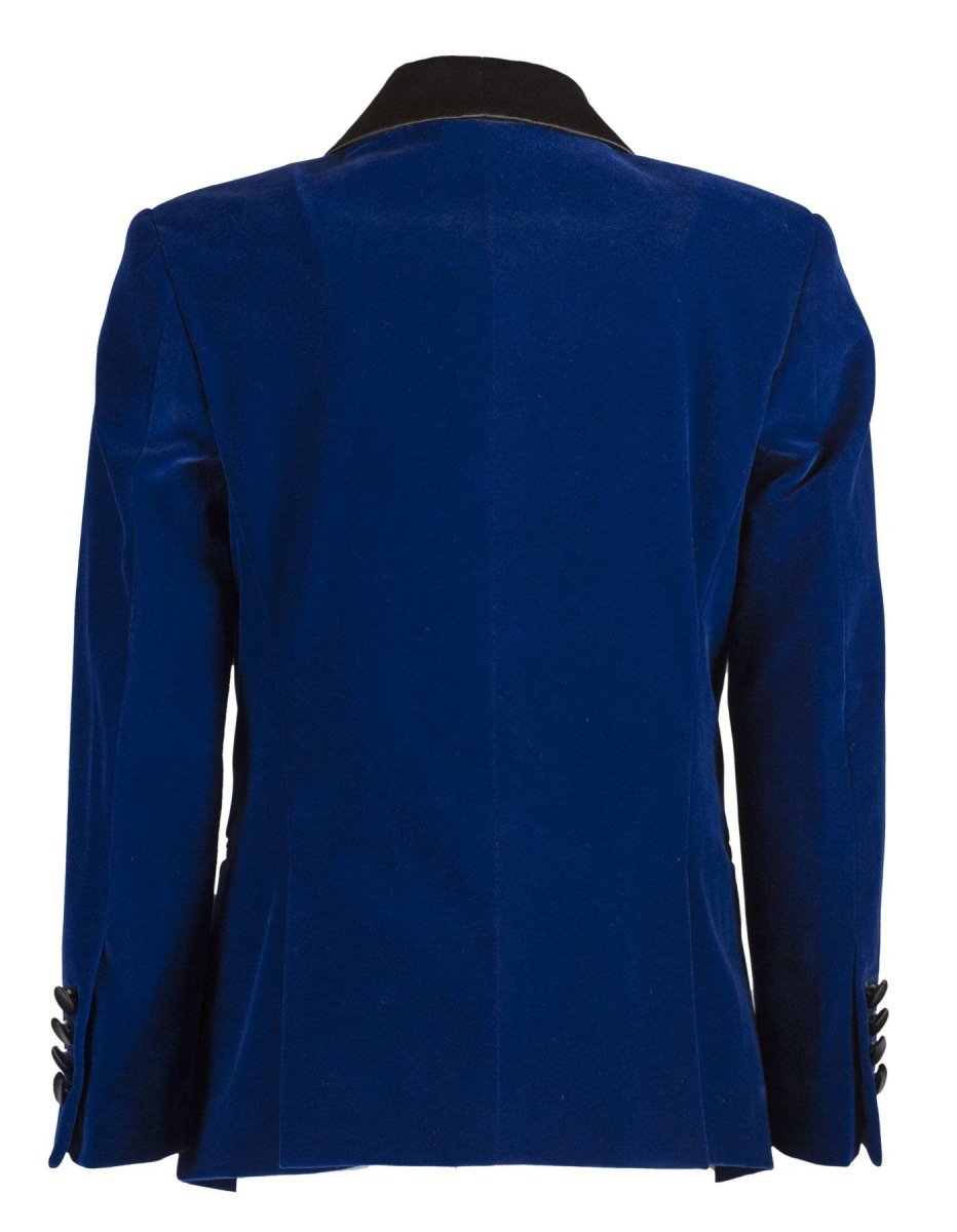 Boys Velvet Slim Dinner Shawl Tuxedo Jacket 