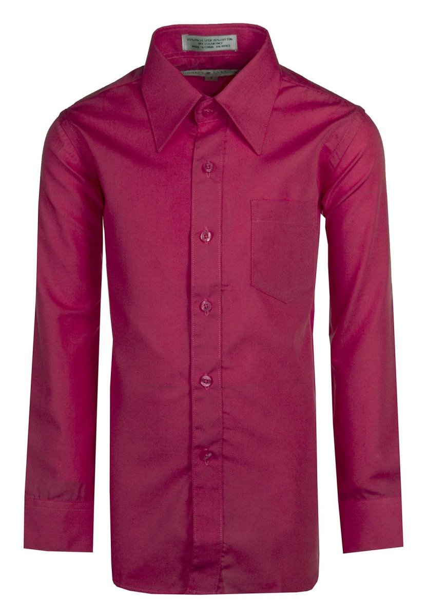 Daniel Ellissa Boys' Dress Shirt: Classic Button - Up Style in 20 Colors | Sizes 2 - 20 - Tuxgear