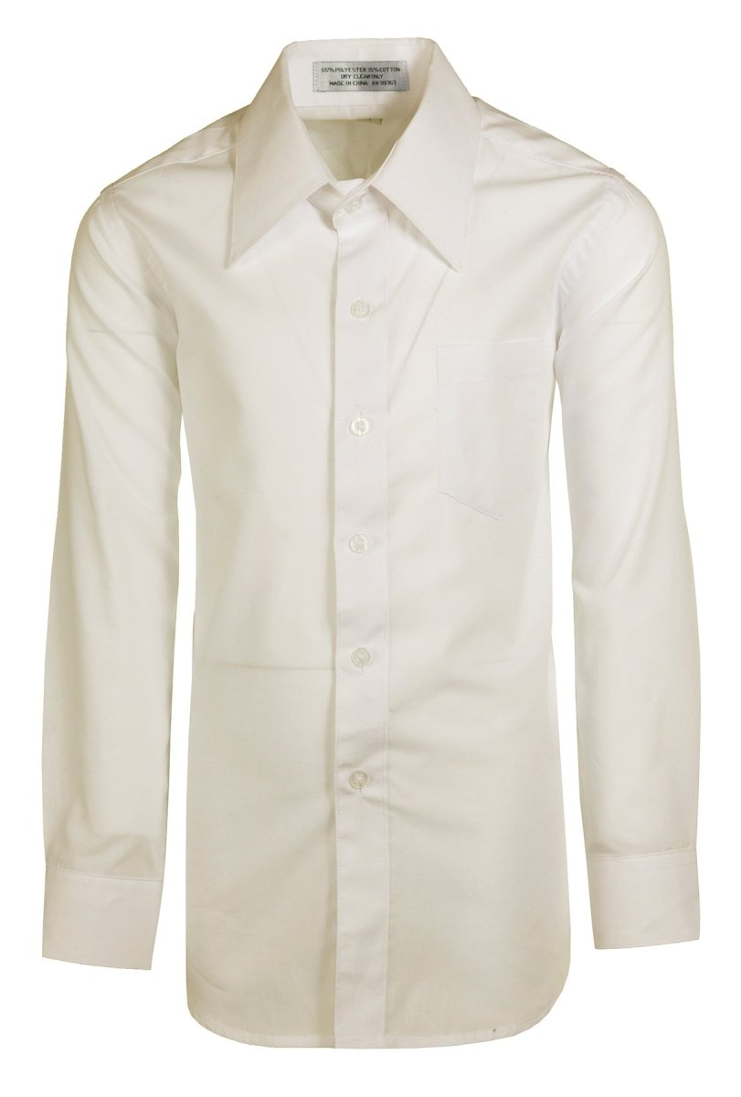 Daniel Ellissa Boys' Dress Shirt: Classic Button - Up Style in 20 Colors | Sizes 2 - 20 - Tuxgear