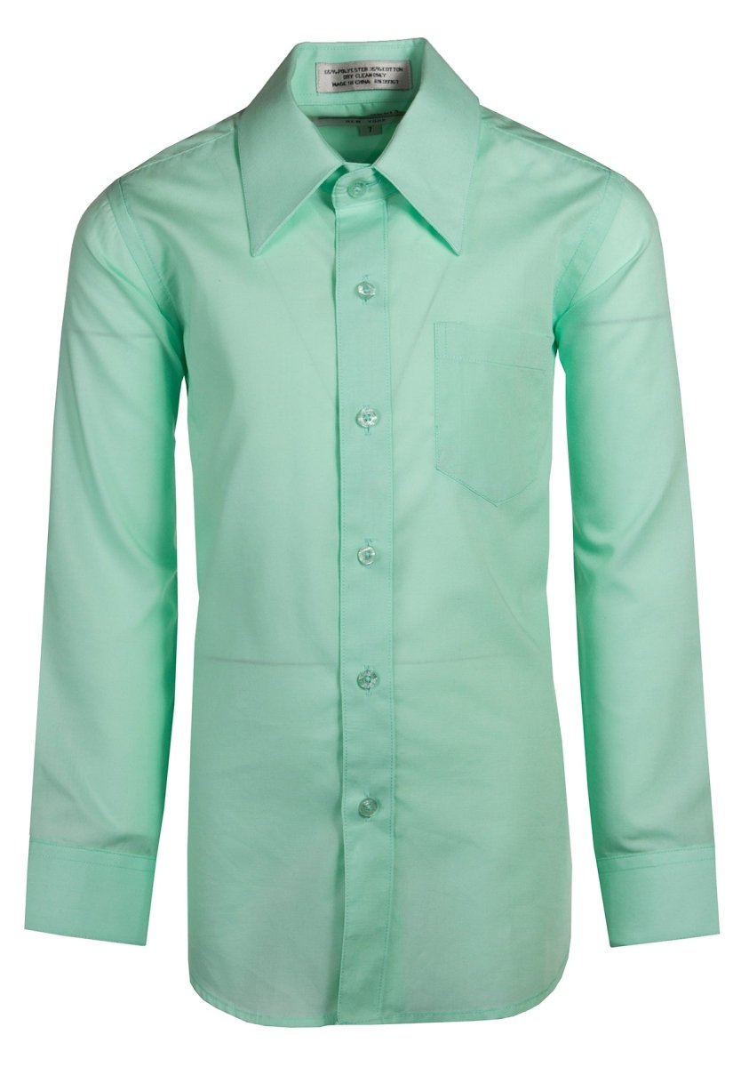 Daniel Ellissa Boys' Dress Shirt: Classic Button - Up Style in 20 Colors | Sizes 2 - 20 - Tuxgear