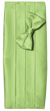 Load image into Gallery viewer, Deluxe Polyester Satin Cummerbund and Bow Tie Sets - Tuxgear