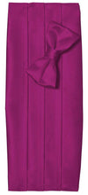 Load image into Gallery viewer, Deluxe Polyester Satin Cummerbund and Bow Tie Sets - Tuxgear