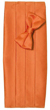 Load image into Gallery viewer, Deluxe Polyester Satin Cummerbund and Bow Tie Sets - Tuxgear