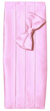 Load image into Gallery viewer, Deluxe Polyester Satin Cummerbund and Bow Tie Sets - Tuxgear