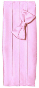 Deluxe Polyester Satin Cummerbund and Bow Tie Sets - Tuxgear