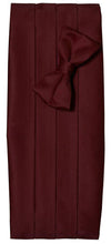 Load image into Gallery viewer, Deluxe Polyester Satin Cummerbund and Bow Tie Sets - Tuxgear