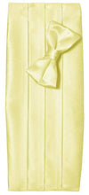 Load image into Gallery viewer, Deluxe Polyester Satin Cummerbund and Bow Tie Sets - Tuxgear