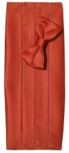 Load image into Gallery viewer, Deluxe Polyester Satin Cummerbund and Bow Tie Sets - Tuxgear