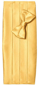 Deluxe Polyester Satin Cummerbund and Bow Tie Sets - Tuxgear