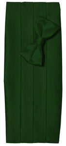 Deluxe Polyester Satin Cummerbund and Bow Tie Sets - Tuxgear