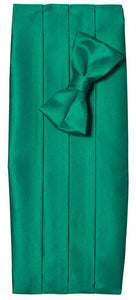 Deluxe Polyester Satin Cummerbund and Bow Tie Sets - Tuxgear