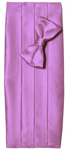 Load image into Gallery viewer, Deluxe Polyester Satin Cummerbund and Bow Tie Sets - Tuxgear