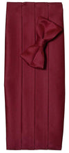 Load image into Gallery viewer, Deluxe Polyester Satin Cummerbund and Bow Tie Sets - Tuxgear