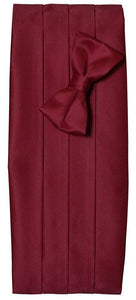 Deluxe Polyester Satin Cummerbund and Bow Tie Sets - Tuxgear
