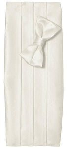 Deluxe Polyester Satin Cummerbund and Bow Tie Sets - Tuxgear