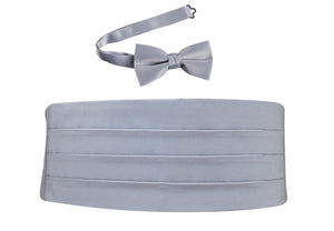 Deluxe Polyester Satin Cummerbund and Bow Tie Sets - Tuxgear