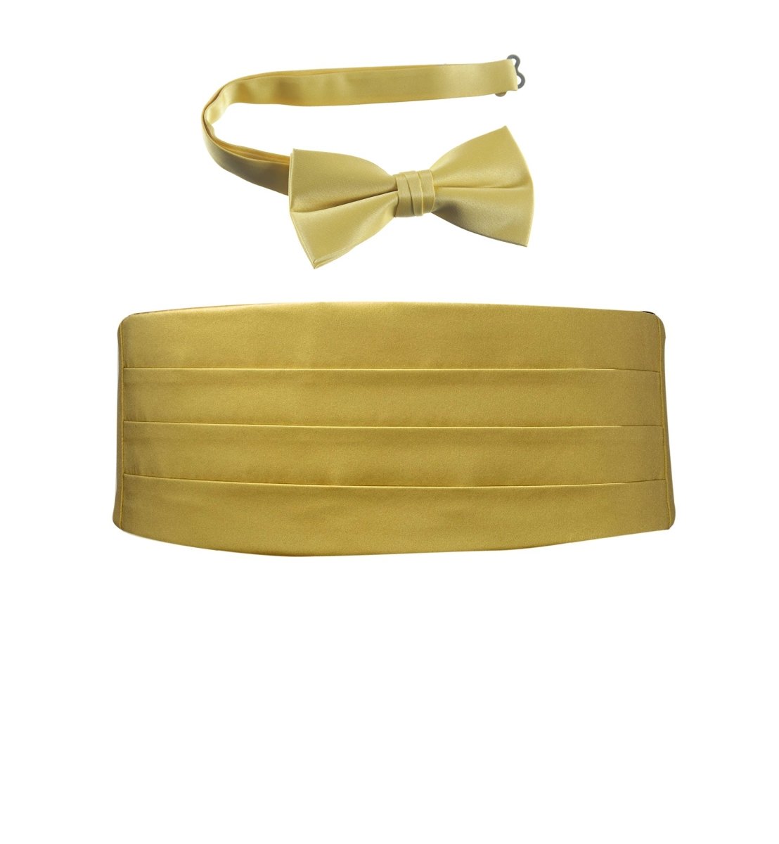 Deluxe Polyester Satin Cummerbund and Bow Tie Sets - Tuxgear