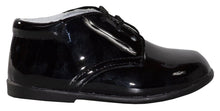 Load image into Gallery viewer, Infant Black Round Toe Dress Shoe Lace Up - Trevor - Tuxgear