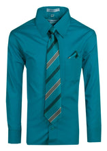 Load image into Gallery viewer, Long Sleeve Button Up Dress Shirt Poly Cotton - Tuxgear