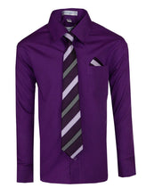 Load image into Gallery viewer, Long Sleeve Button Up Dress Shirt Poly Cotton - Tuxgear
