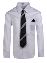 Load image into Gallery viewer, Long Sleeve Button Up Dress Shirt Poly Cotton - Tuxgear