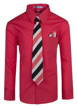 Load image into Gallery viewer, Long Sleeve Button Up Dress Shirt Poly Cotton - Tuxgear