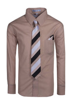 Load image into Gallery viewer, Long Sleeve Button Up Dress Shirt Poly Cotton - Tuxgear