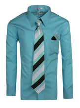 Load image into Gallery viewer, Long Sleeve Button Up Dress Shirt Poly Cotton - Tuxgear