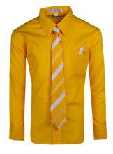 Load image into Gallery viewer, Long Sleeve Button Up Dress Shirt Poly Cotton - Tuxgear