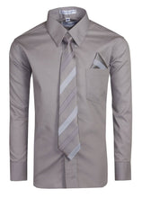 Load image into Gallery viewer, Long Sleeve Button Up Dress Shirt Poly Cotton - Tuxgear