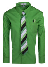 Load image into Gallery viewer, Long Sleeve Button Up Dress Shirt Poly Cotton - Tuxgear