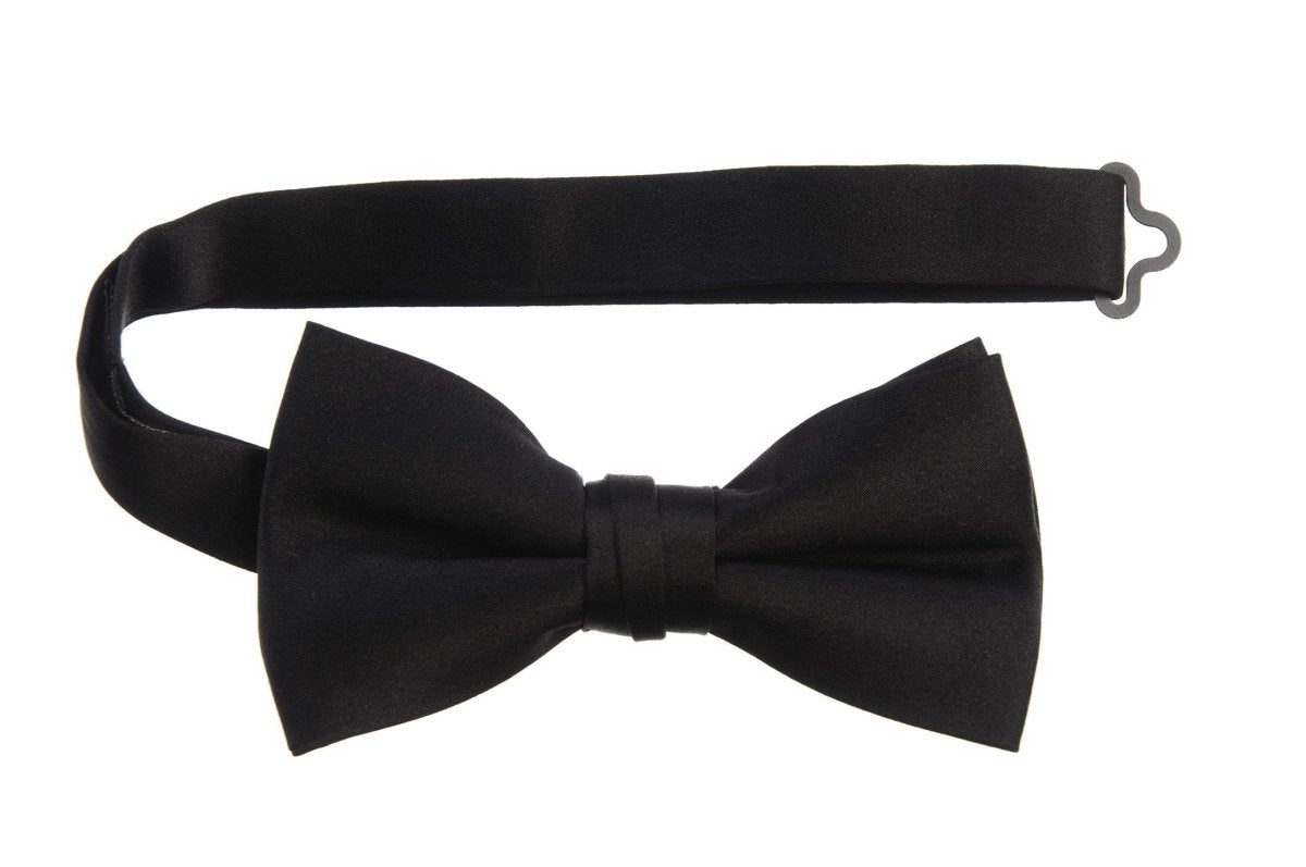 Men's Pre - tied Satin Bow Tie and Adjustable Stretch Suspender Sets - Tuxgear