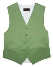 Load image into Gallery viewer, Mens Tuxedo Vest and Tie Sets Fullback Design in Popular Formal Wedding Colors - Tuxgear
