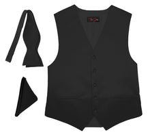 Load image into Gallery viewer, Mens Tuxedo Vest and Tie Sets Fullback Design in Popular Formal Wedding Colors - Tuxgear