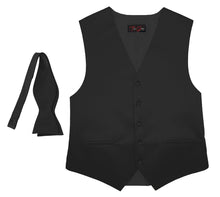 Load image into Gallery viewer, Mens Tuxedo Vest and Tie Sets Fullback Design in Popular Formal Wedding Colors - Tuxgear