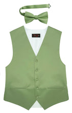 Load image into Gallery viewer, Mens Tuxedo Vest and Tie Sets Fullback Design in Popular Formal Wedding Colors - Tuxgear