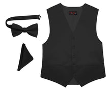 Load image into Gallery viewer, Mens Tuxedo Vest and Tie Sets Fullback Design in Popular Formal Wedding Colors - Tuxgear