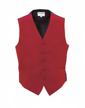 Load image into Gallery viewer, Men&#39;s Tuxedo Vest Fullback with Bow Tie - Bold Colors - Tuxgear
