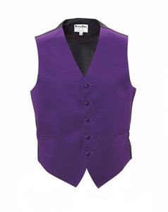 Men's Tuxedo Vest Fullback with Bow Tie - Bold Colors - Tuxgear