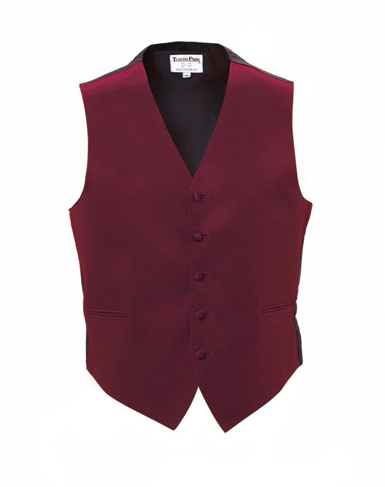 Men's Tuxedo Vest Fullback with Bow Tie - Bold Colors - Tuxgear
