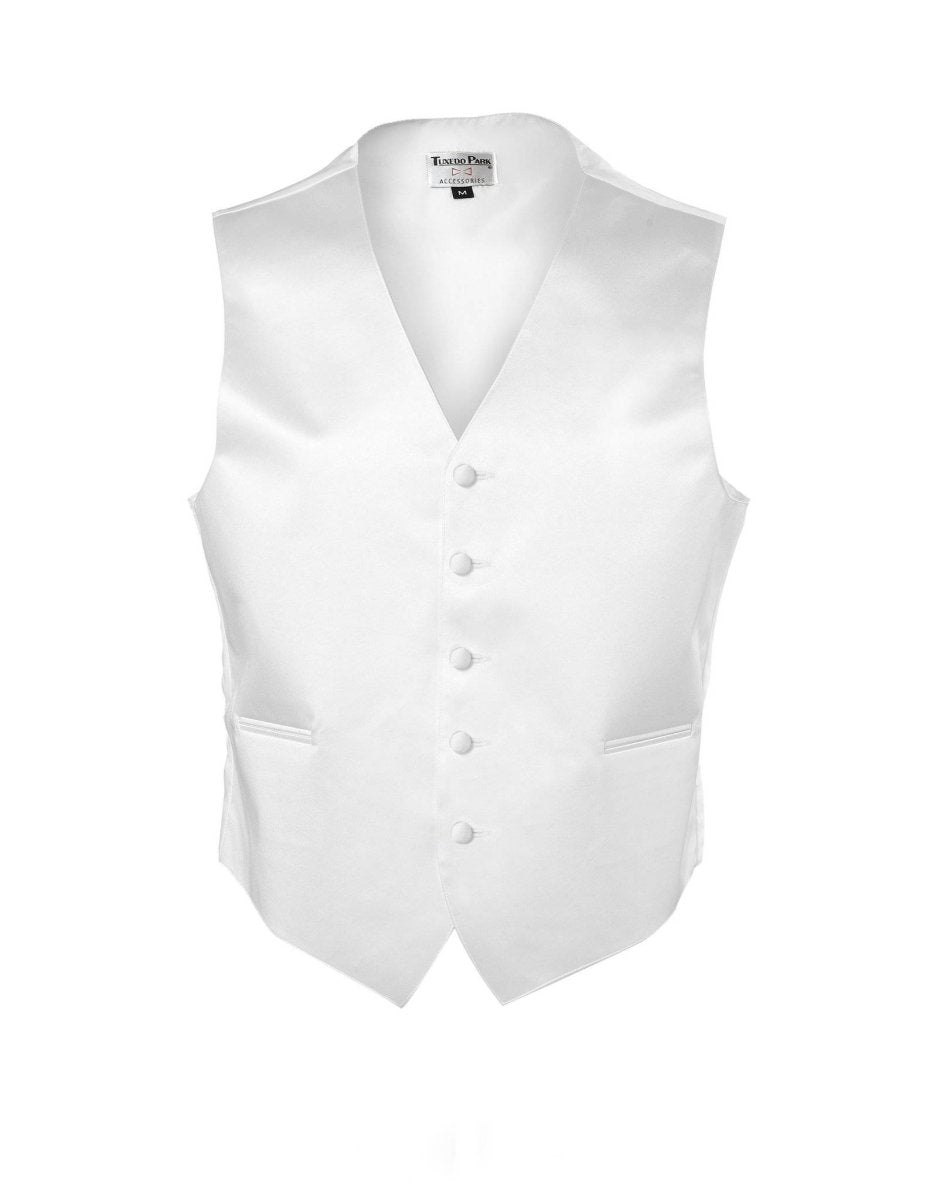 Men's Tuxedo Vest Fullback with Bow Tie - Light Colors 