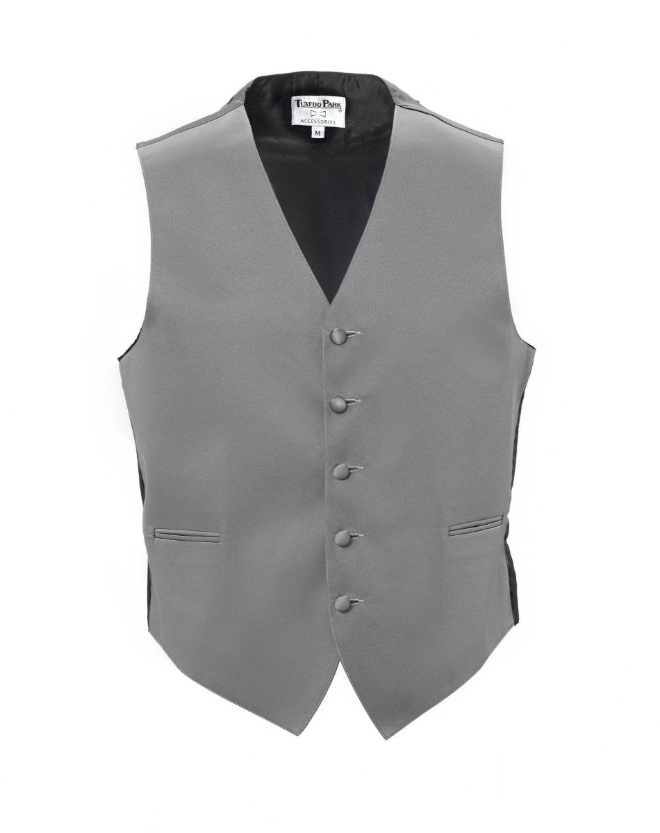 Men's Tuxedo Vest Fullback with Bow Tie - Light Colors 
