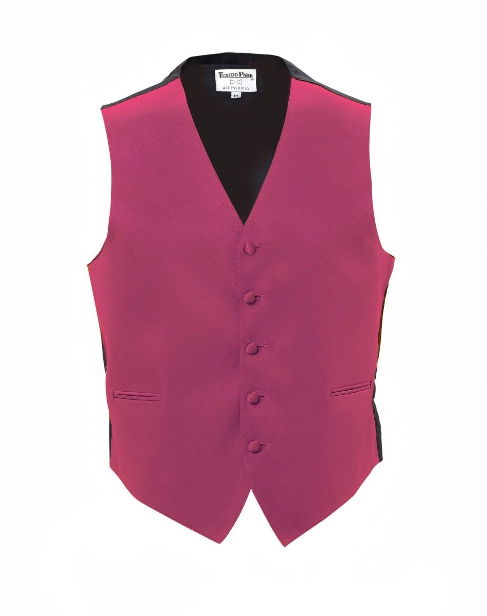 Men's Tuxedo Vest Fullback with Bow Tie - Light Colors 