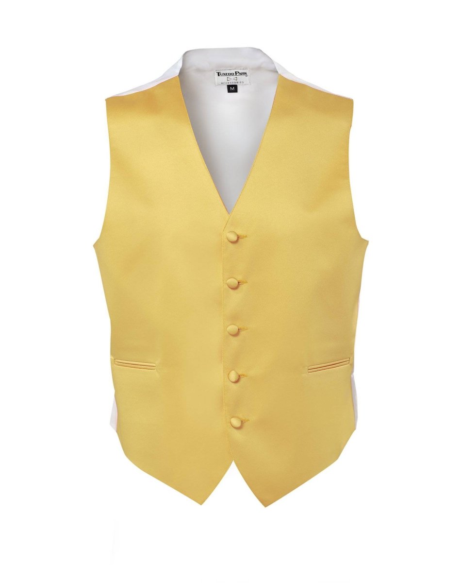 Men's Tuxedo Vest Fullback with Bow Tie - Light Colors 