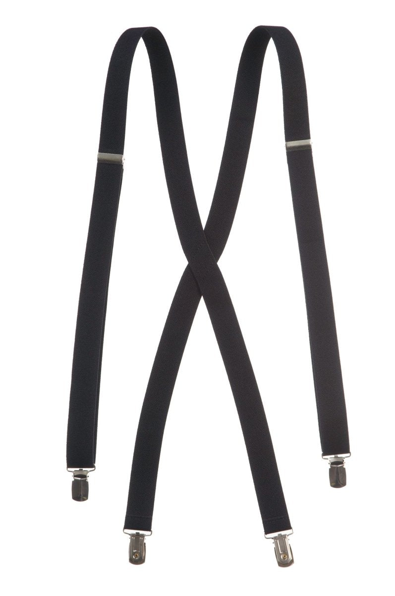 Neck Tie Pocket Square and Adjustable Stretch Suspender Set - Tuxgear