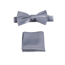 Load image into Gallery viewer, Pre-tied Bow Tie and Pocket Square Handkerchief Sets - Tuxgear
