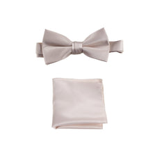Load image into Gallery viewer, Pre-tied Bow Tie and Pocket Square Handkerchief Sets - Tuxgear
