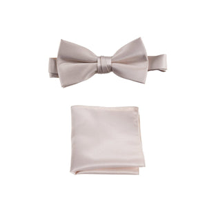Pre-tied Bow Tie and Pocket Square Handkerchief Sets - Tuxgear