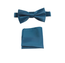 Load image into Gallery viewer, Pre-tied Bow Tie and Pocket Square Handkerchief Sets - Tuxgear