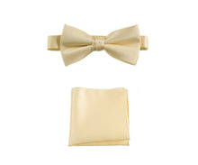 Load image into Gallery viewer, Pre-tied Bow Tie and Pocket Square Handkerchief Sets - Tuxgear